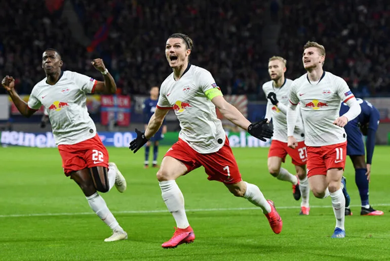 RB Leipzig trong trận đấu Bundesliga với lối chơi nổi bật